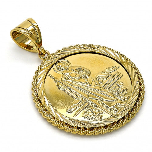 Gold Layered Religious Pendant