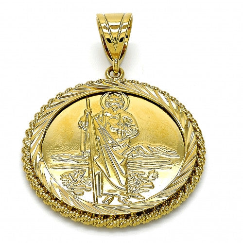 Gold Layered Religious Pendant