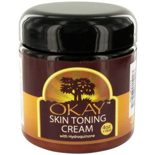 OKAY SKIN TONING CREAM 4OZ
