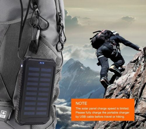 Solar Power Bank Portable External Battery Portable Charger