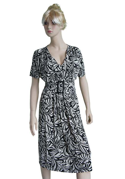 Knit Dress with short sleeves
