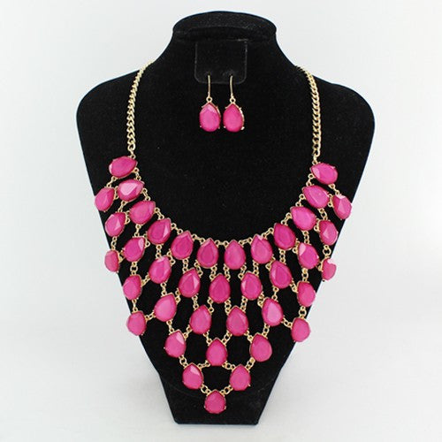 TEARDROP NECKLACE SET