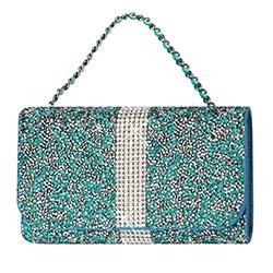 Reiko Jewelry Rhinestone Purse Wallet Case Pouch