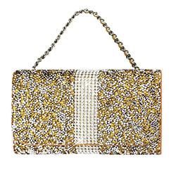 Reiko Jewelry Rhinestone Purse Wallet Case Pouch