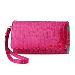 Reiko Crocodile Pattern Purse Wallet Case