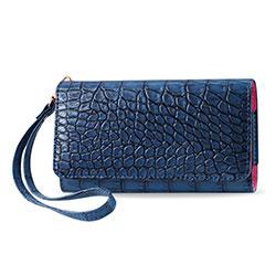 Reiko Crocodile Pattern Purse Wallet Case
