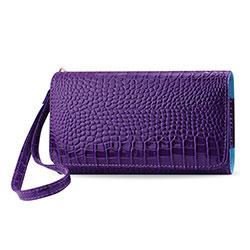 Reiko Crocodile Pattern Purse Wallet Case