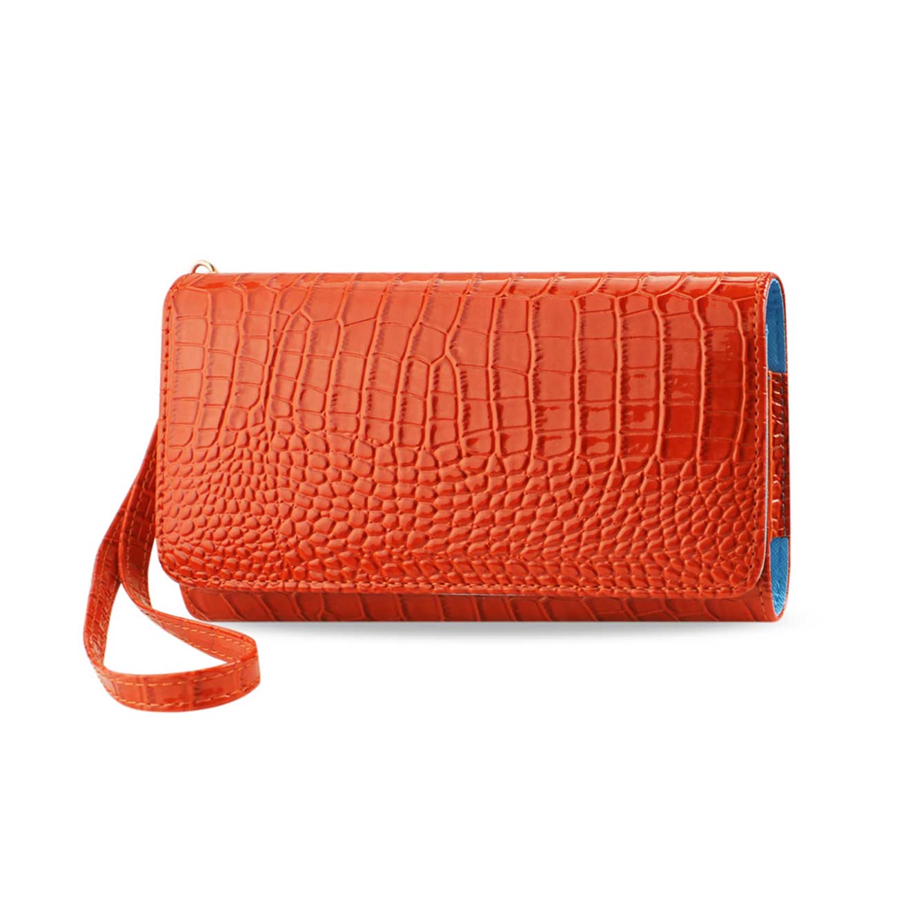 Reiko Crocodile Pattern Purse Wallet Case
