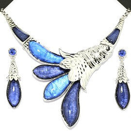 Necklace Earring Set Flower