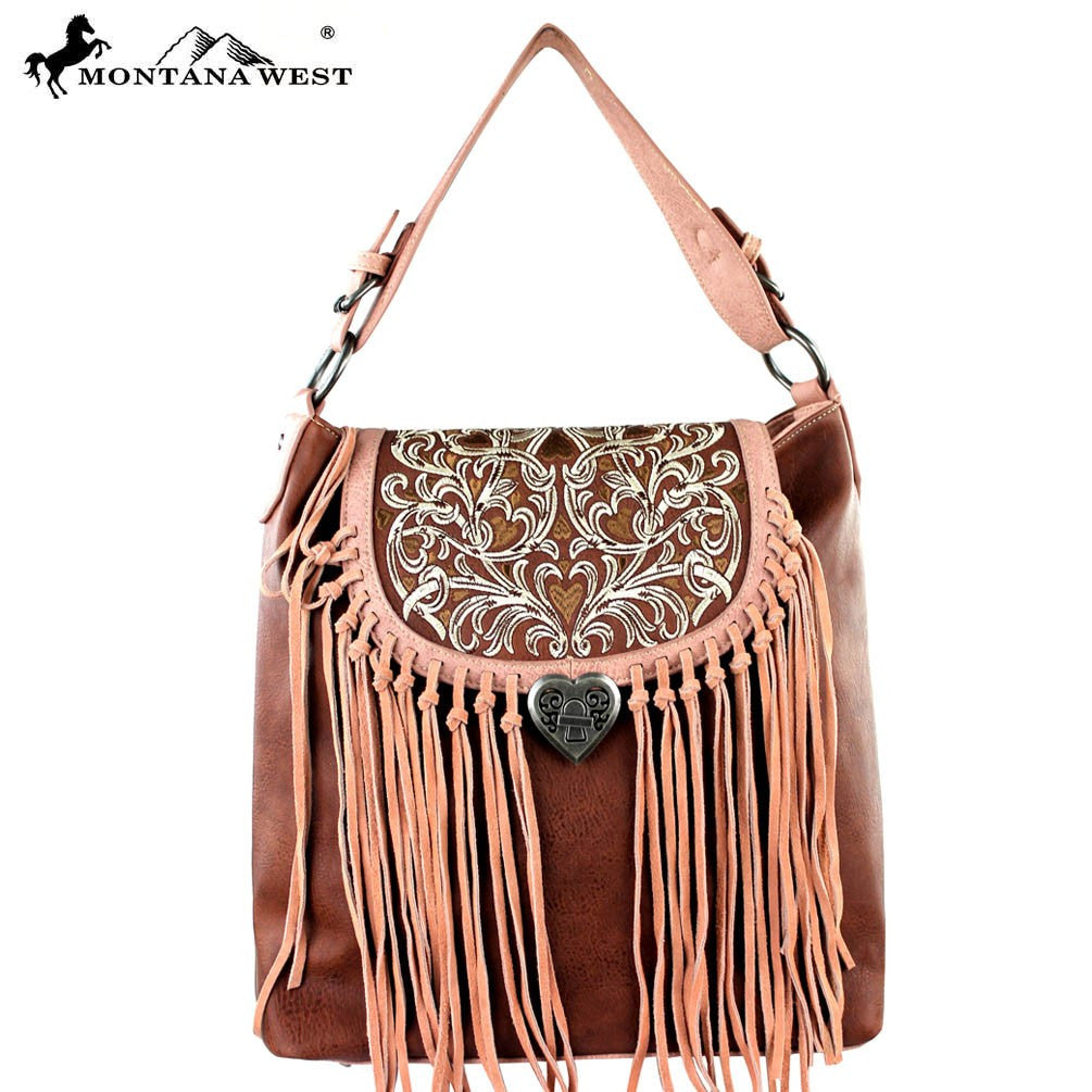 Montana West Fringe Concealed handgun Collection Handbag