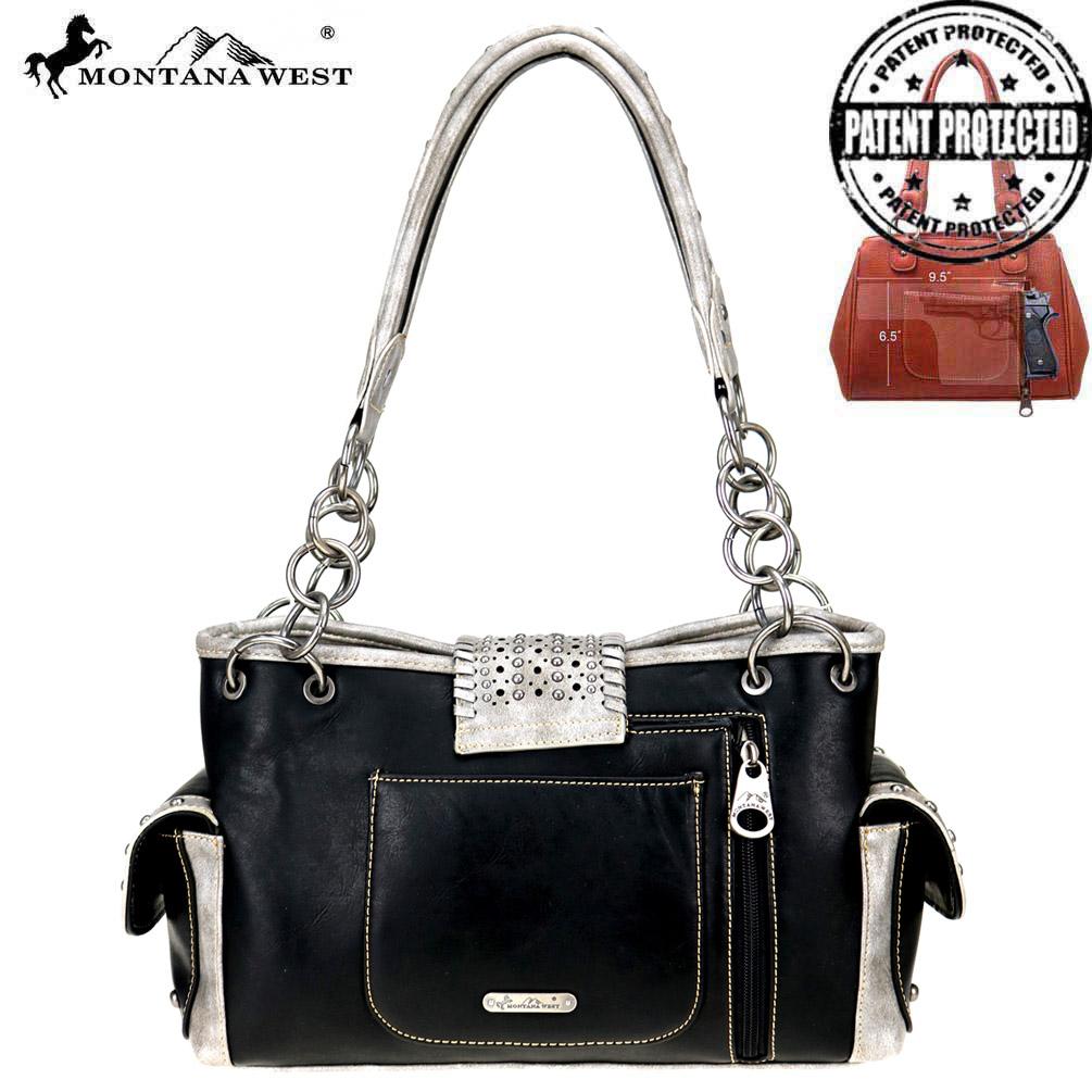 Montana West Concho Collection Concealed Carry Satchel