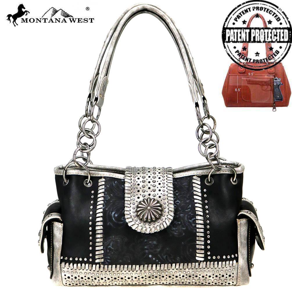 Montana West Concho Collection Concealed Carry Satchel
