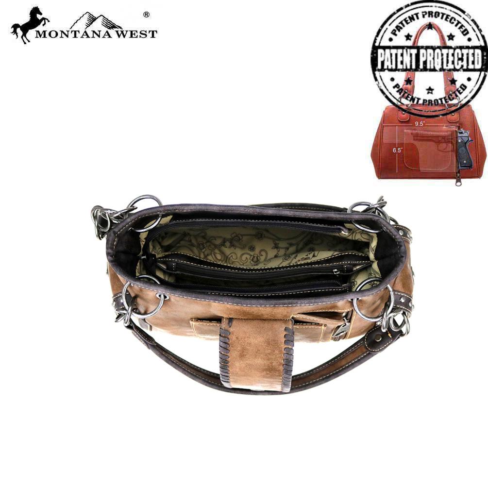 Montana West Concho Collection Concealed Carry Satchel