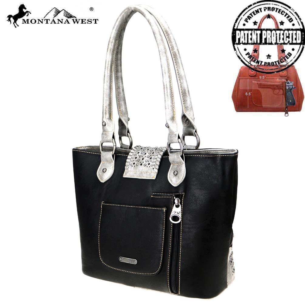 Montana West Concho Collection Concealed Carry Tote