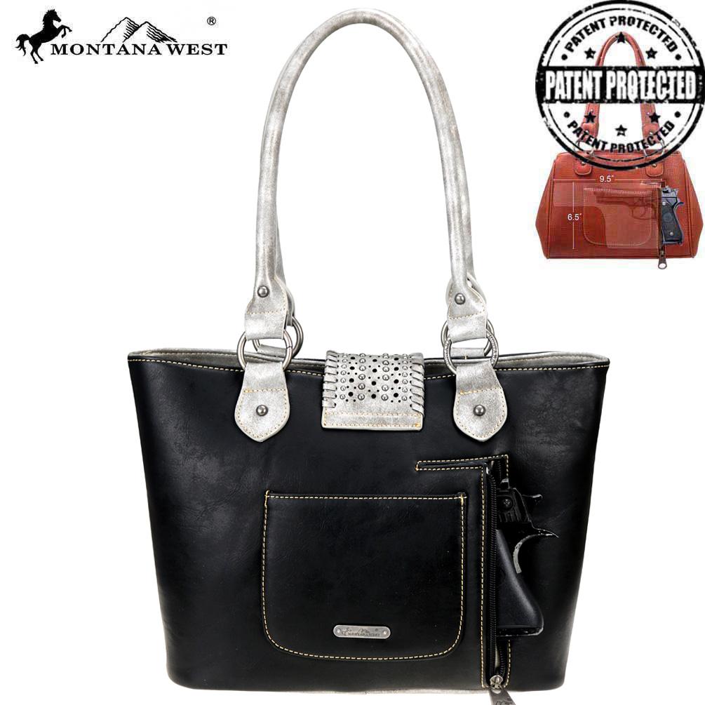 Montana West Concho Collection Concealed Carry Tote