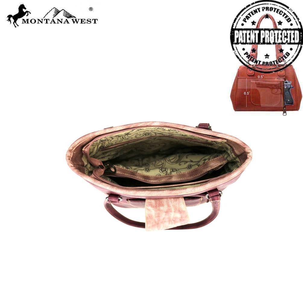 Montana West Buckle Collection Concealed Carry Tote