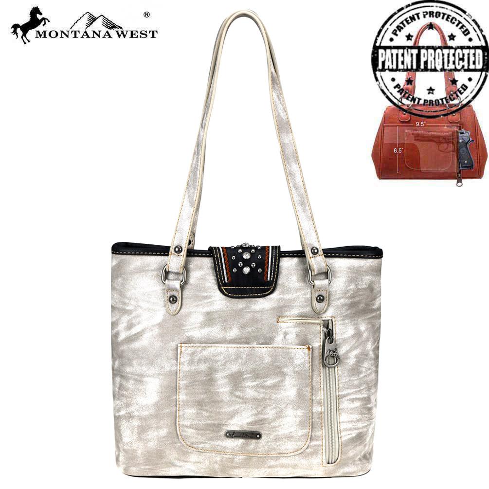 Montana West Buckle Collection Concealed Carry Tote