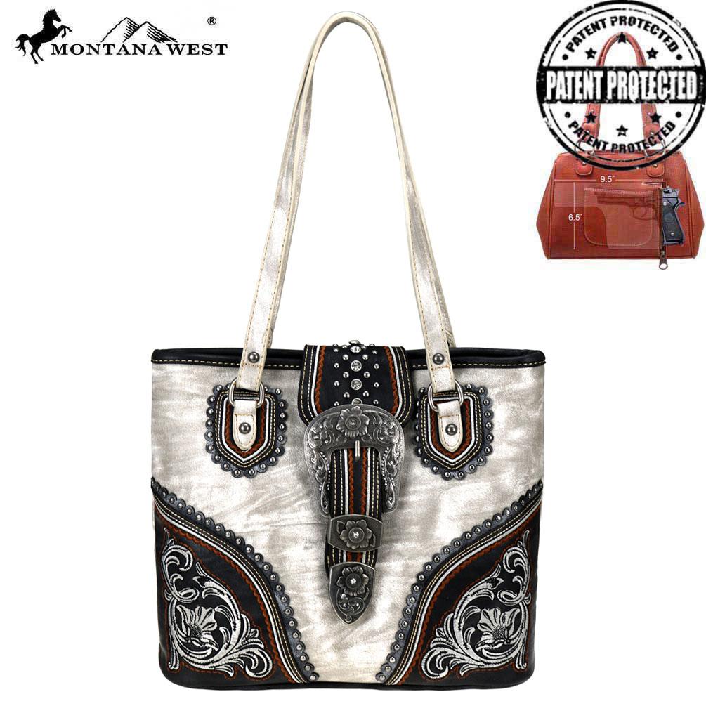 Montana West Buckle Collection Concealed Carry Tote