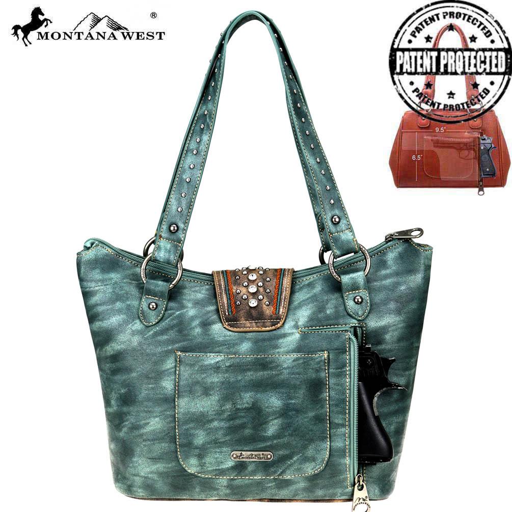 Montana West Buckle Collection Concealed Carry Tote