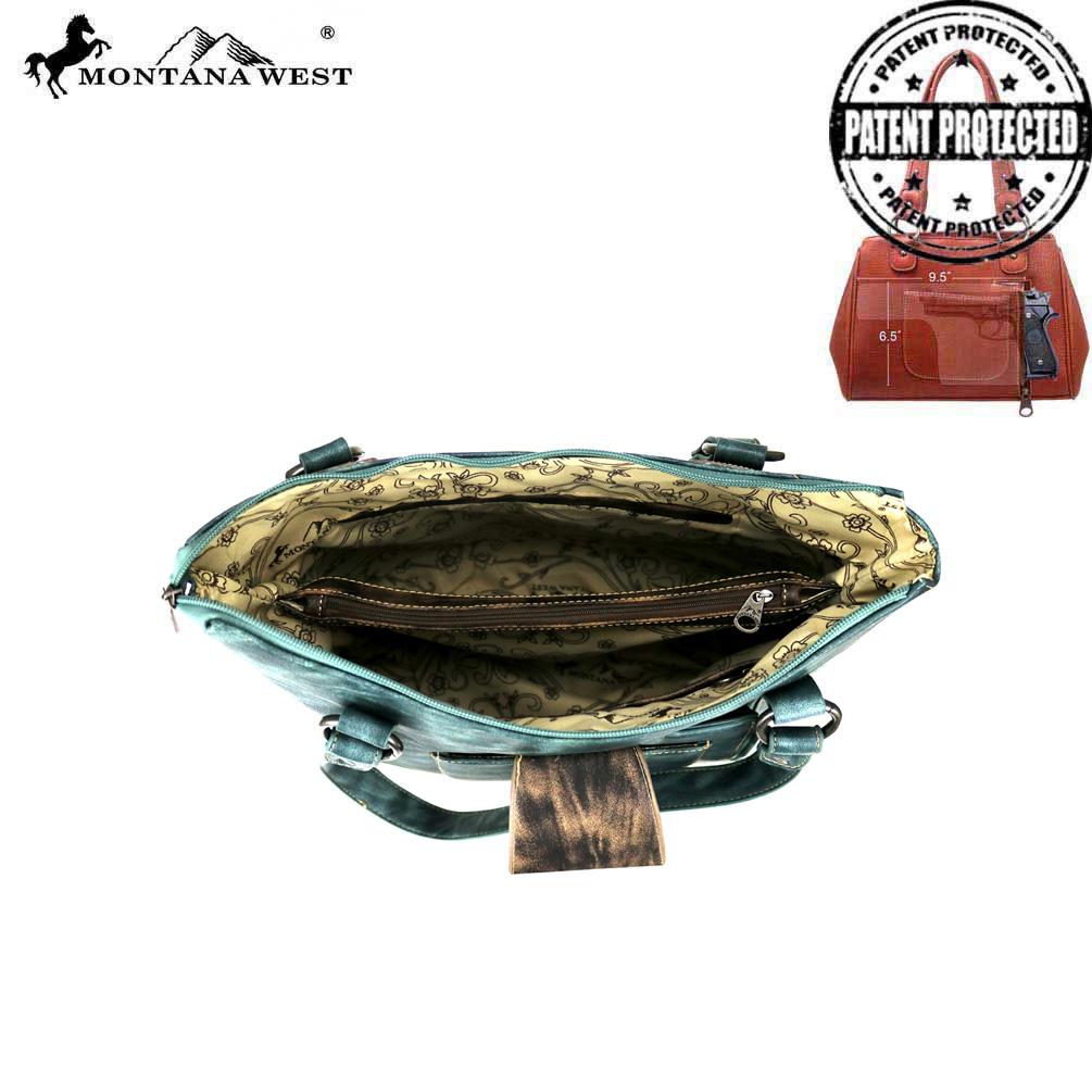 Montana West Buckle Collection Concealed Carry Tote
