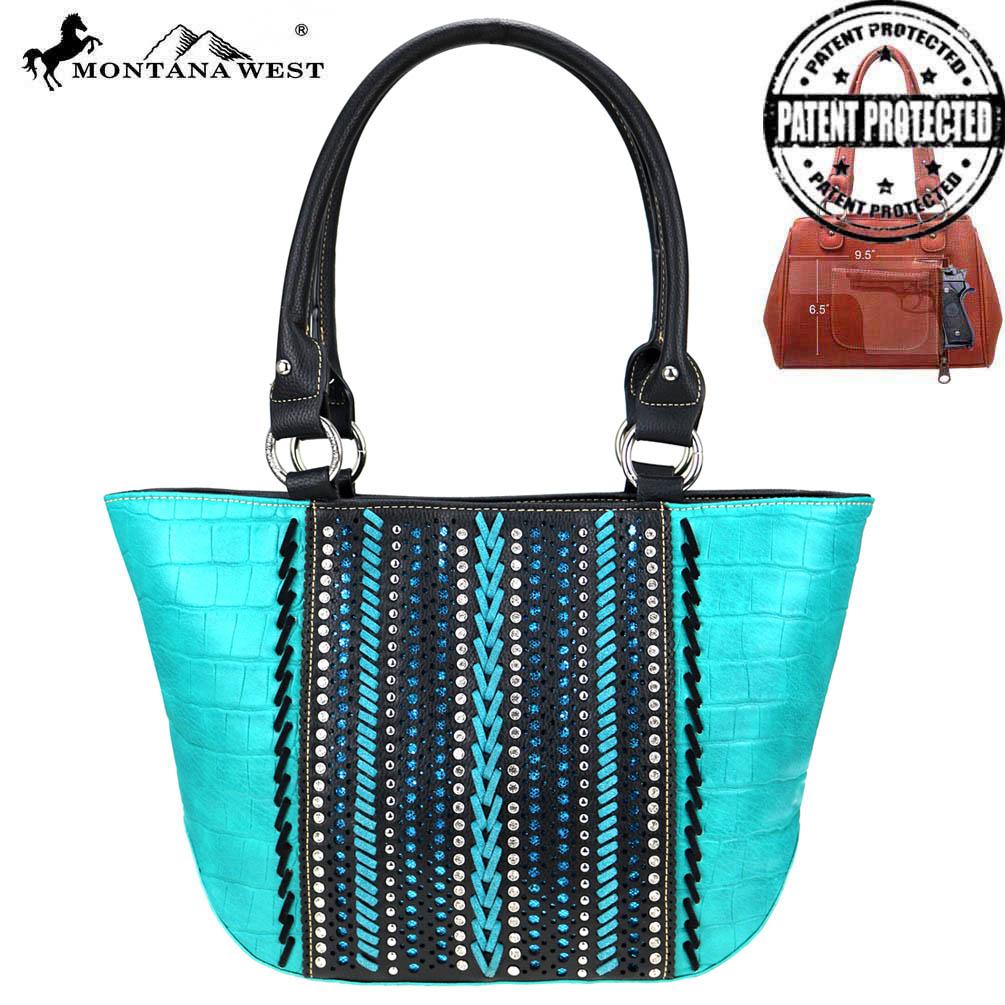 Montana West Safari Collection Concealed Carry Tote