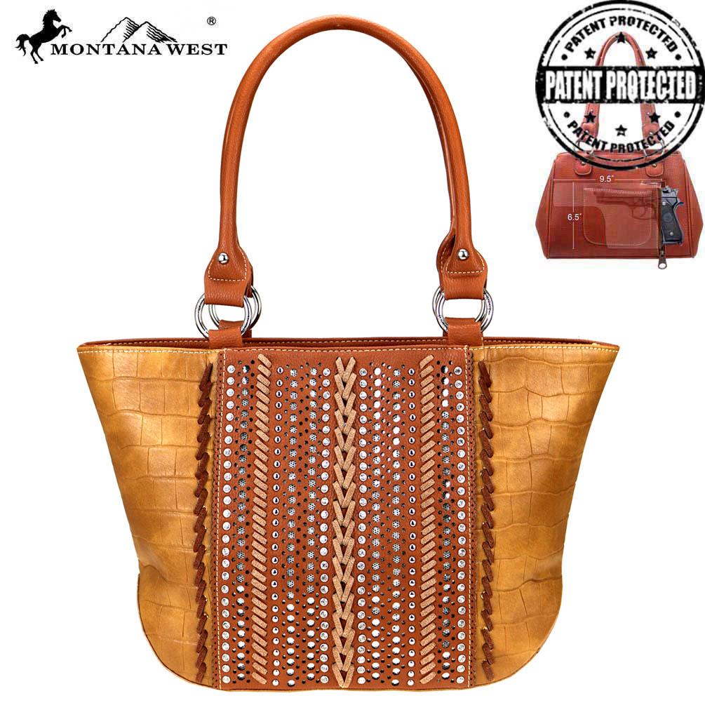 Montana West Safari Collection Concealed Carry Tote