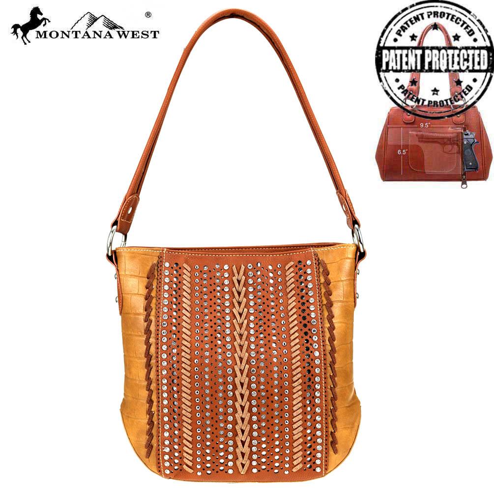 Montana West Safari Collection Concealed Carry Hobo