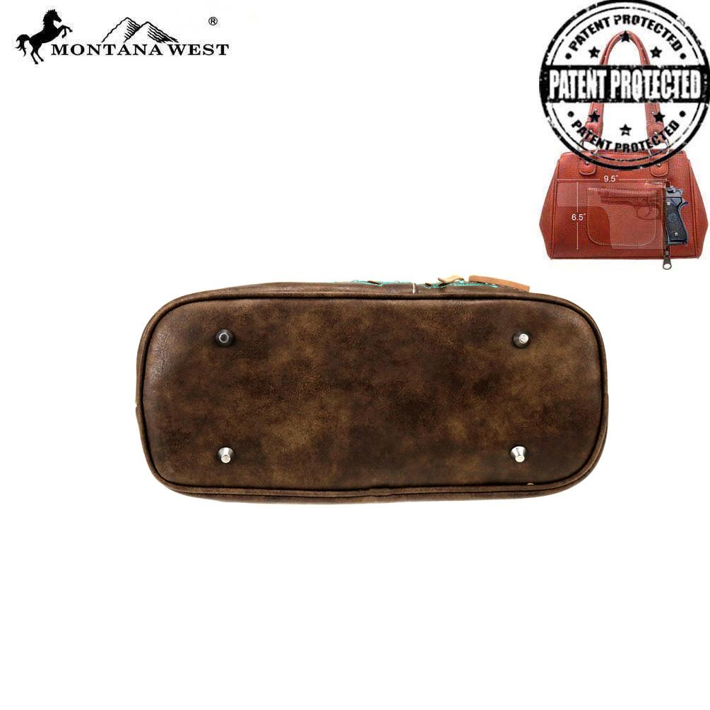 Montana West Embroidered Collection Concealed Carry Tote