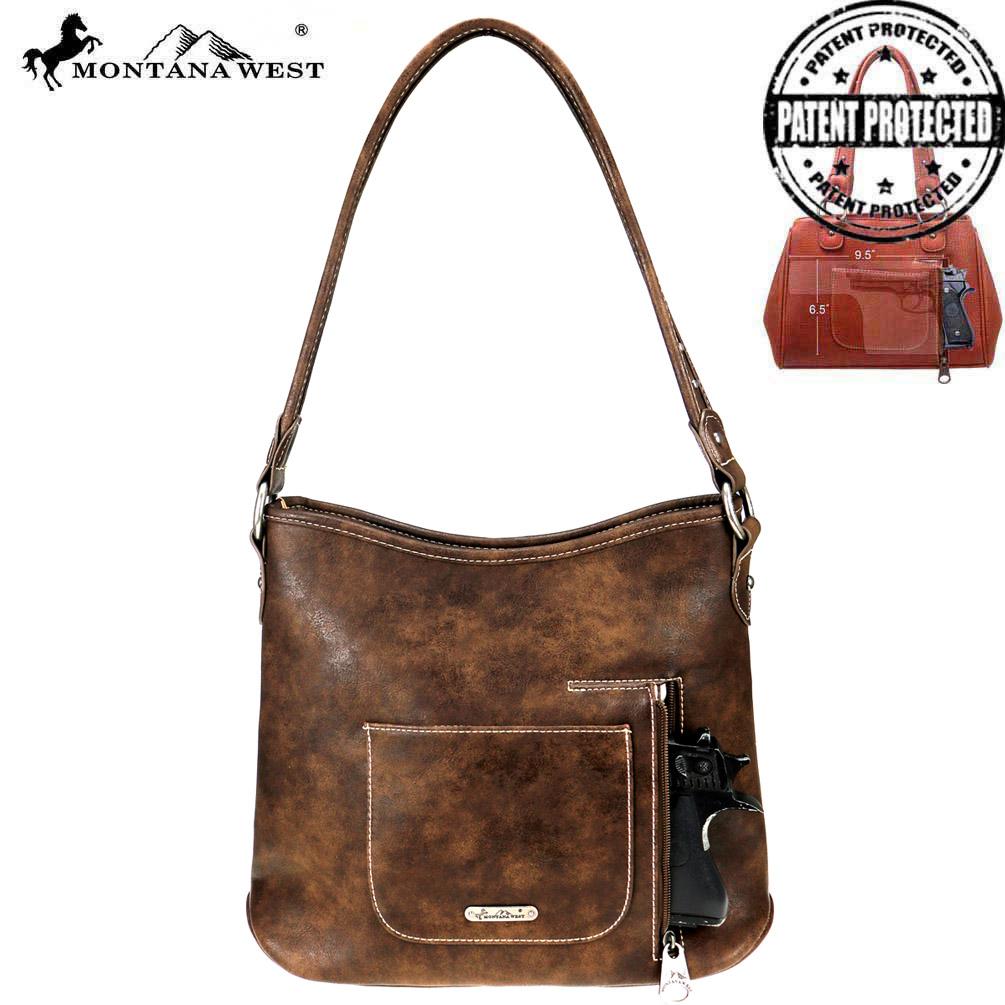 Montana West Aztec Collection Concealed Carry Hobo Bag