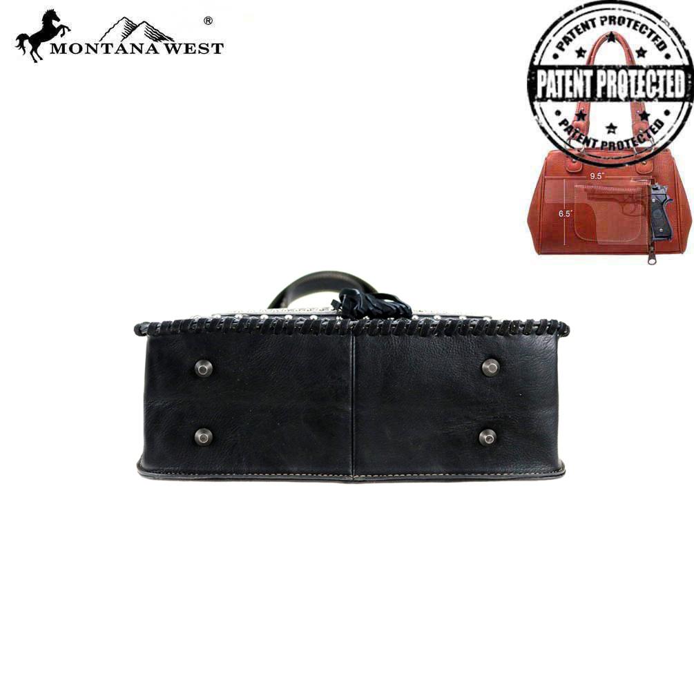Montana West Tooled Collection Concealed Carry Tote