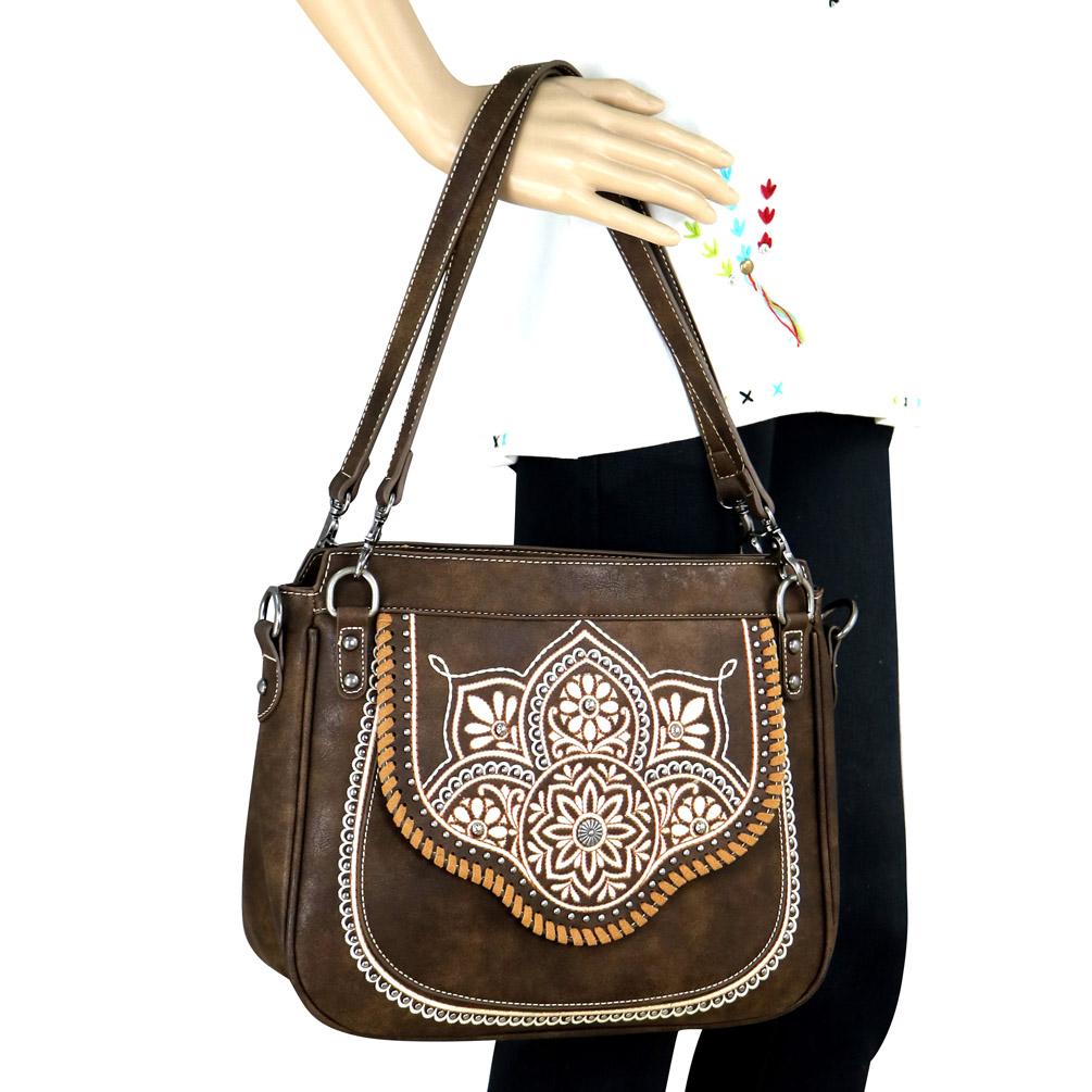 Montana West Aztec Collection Concealed Carry Tote/Crossbody