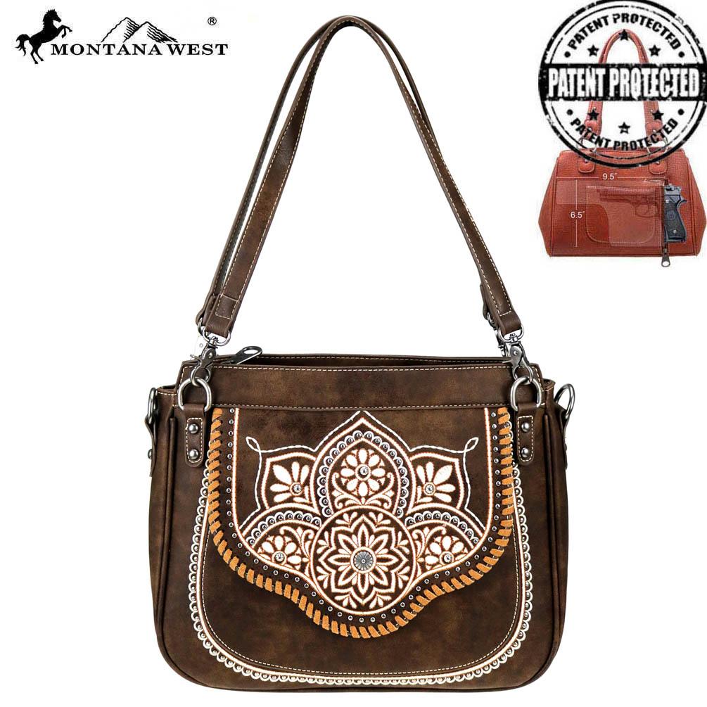 Montana West Aztec Collection Concealed Carry Tote/Crossbody