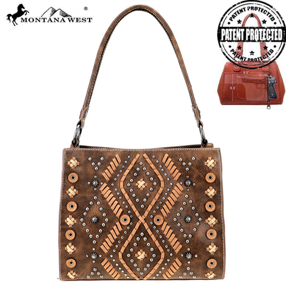 West Aztec Collection Concealed Carry Hobo