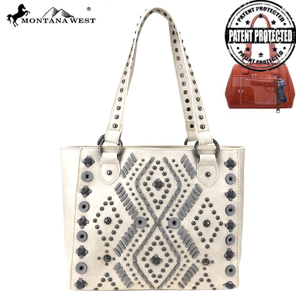 Montana West Aztec Collection Concealed Carry Tote