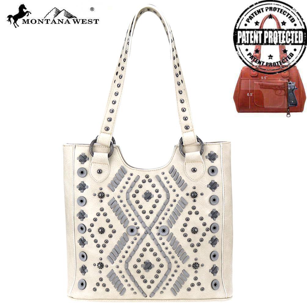 Montana West Aztec Collection Concealed Carry Tote