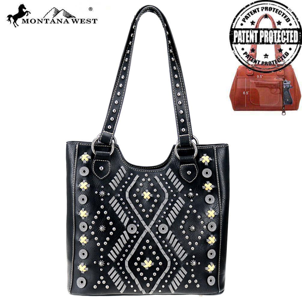 Montana West Aztec Collection Concealed Carry Tote