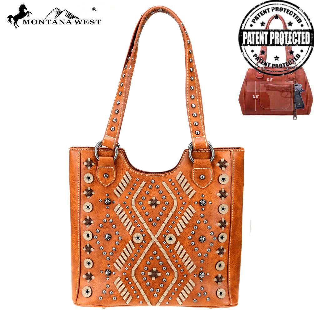 Montana West Aztec Collection Concealed Carry Tote