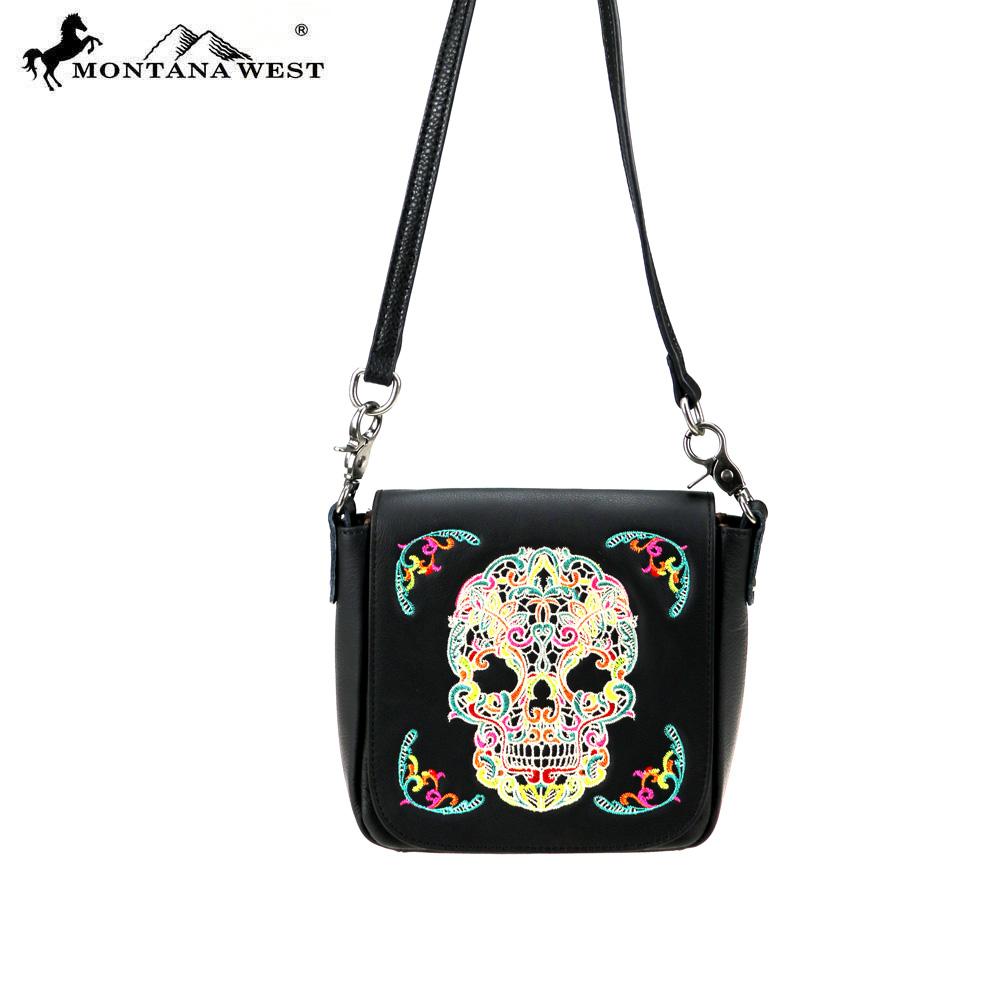 Montana West 100% Real Leather Crossbody