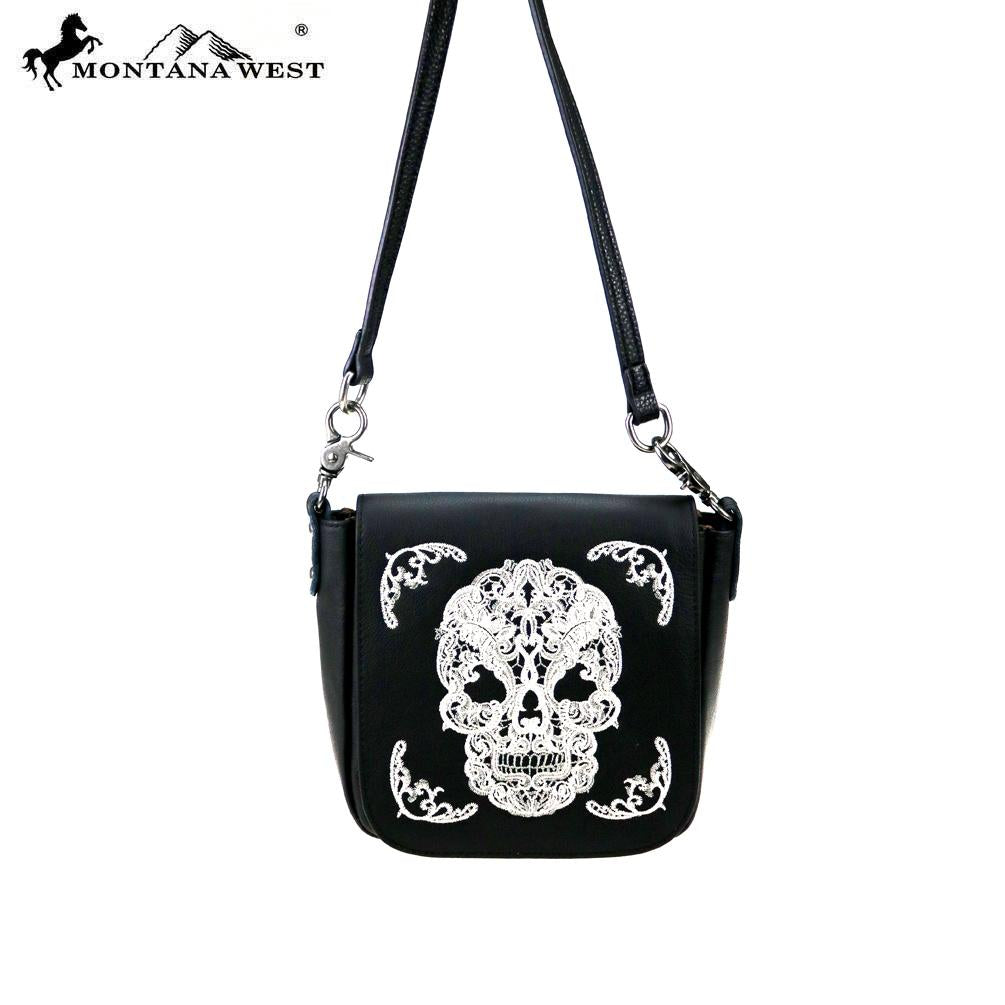Montana West 100% Real Leather Crossbody