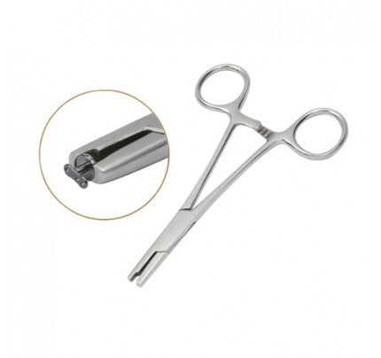 Surgical Steel Dermal Anchor Top Hemostat