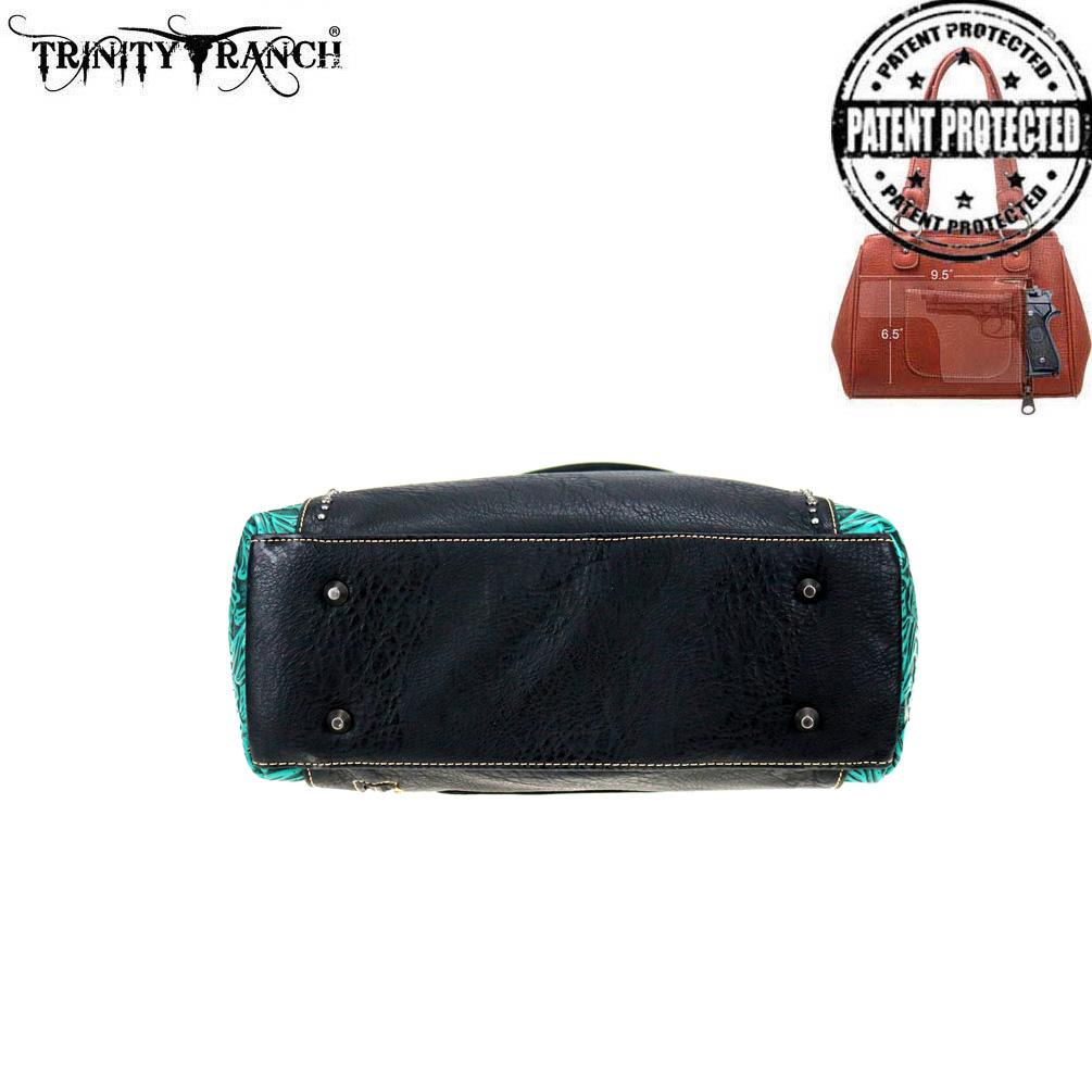 Trinity Ranch Tooled Leather Collection Concealed Carry Tote