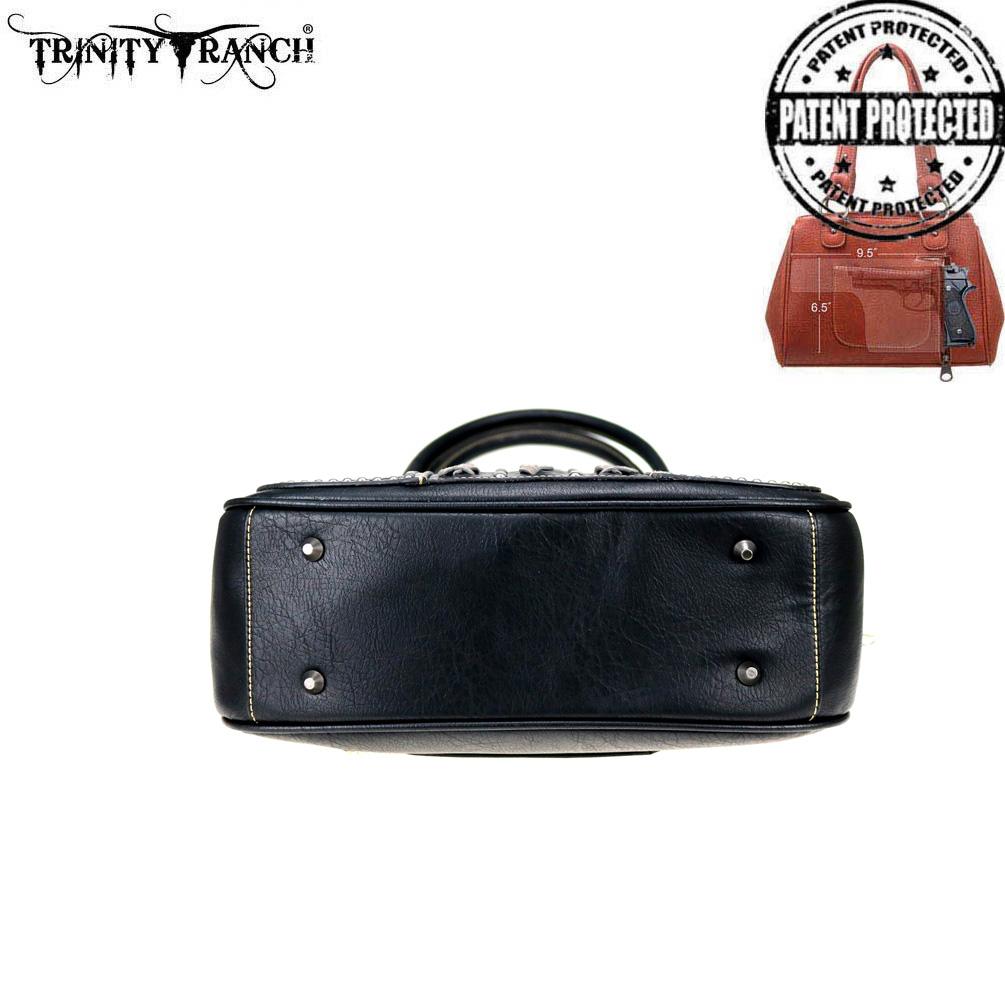 Trinity Ranch Tooled Leather Collection Concealed Carry Tote