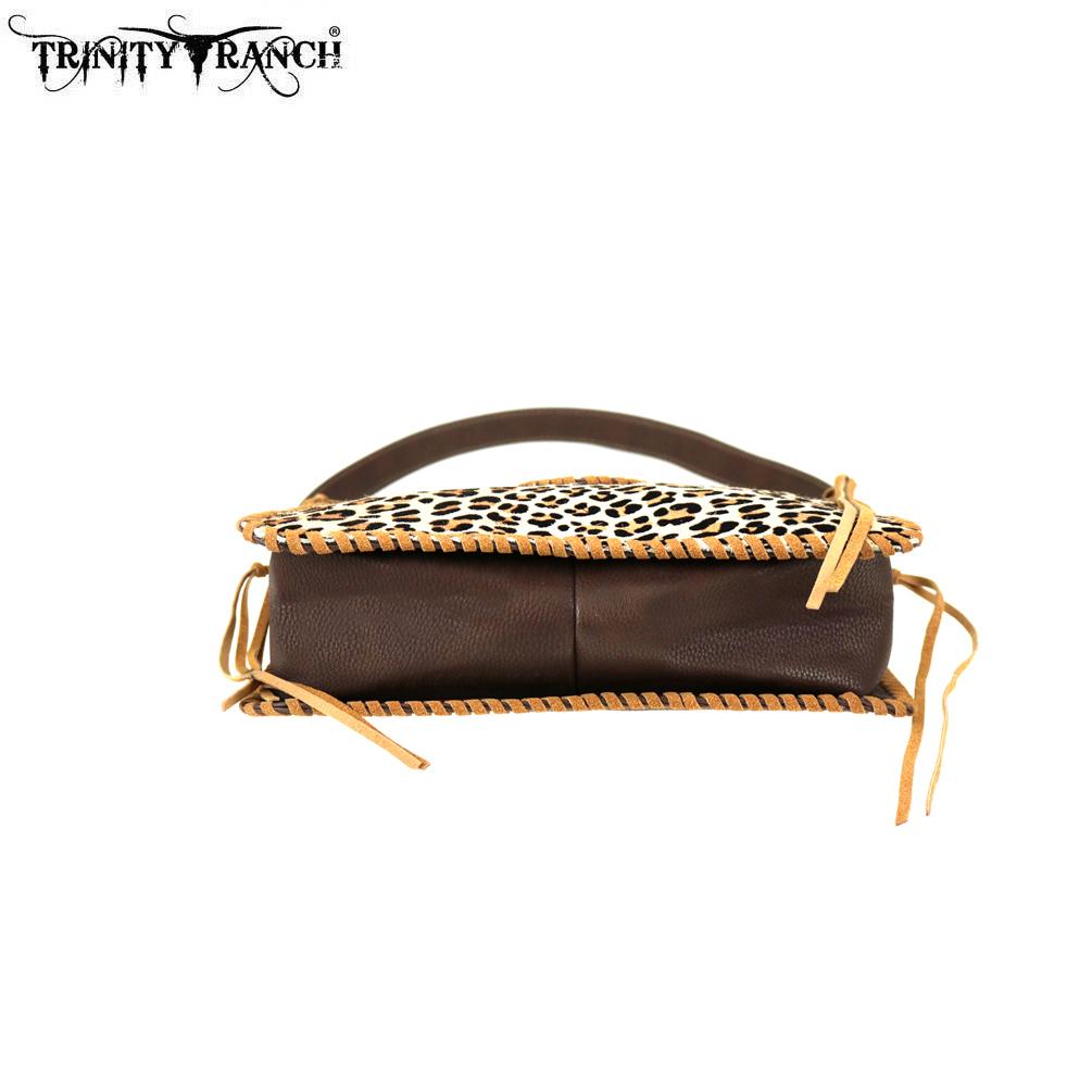 Trinity Ranch Hair-On Leather /Safari Collection Tote Bag