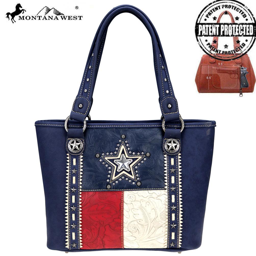 Montana West Texas Pride Collection Concealed Carry Tote