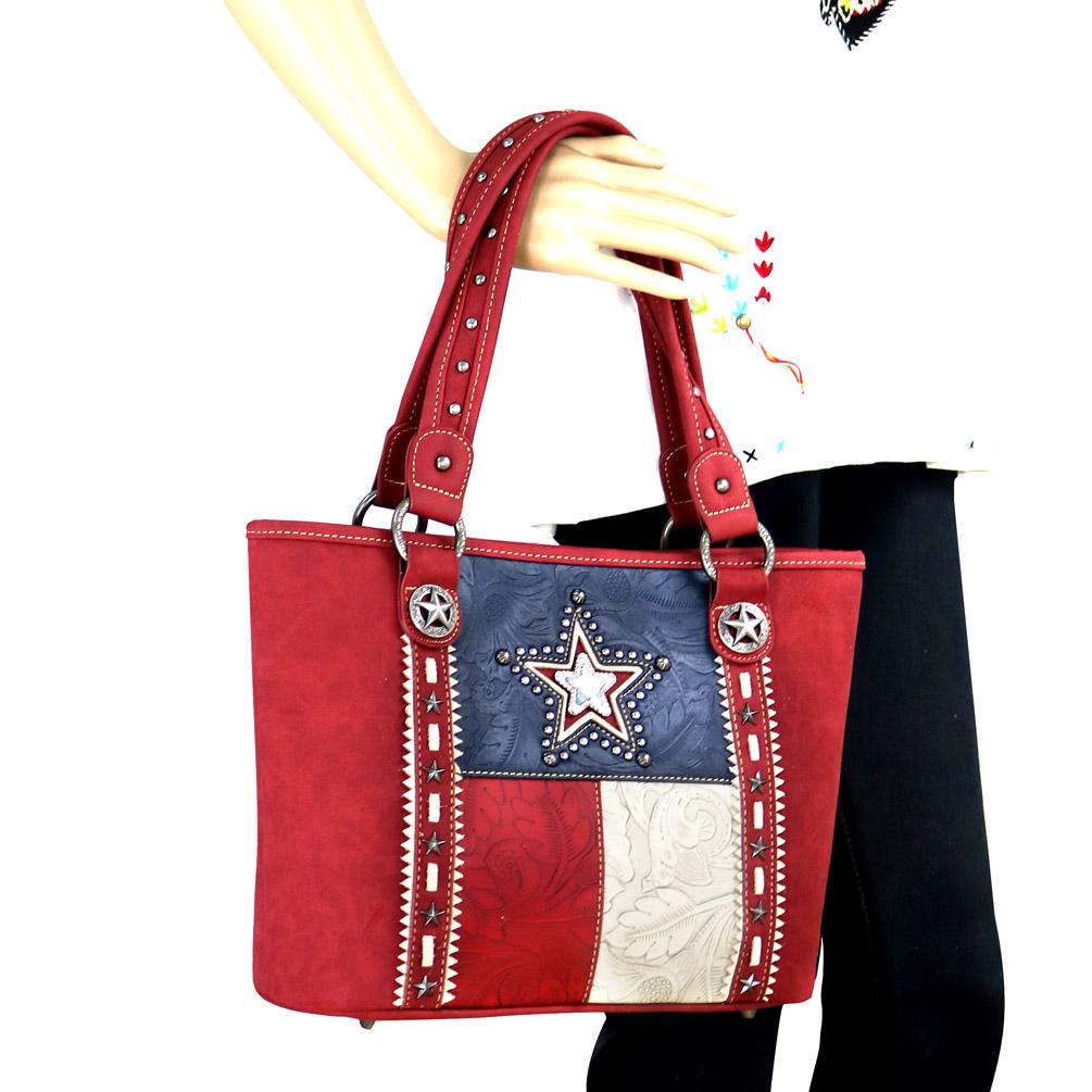 Montana West Texas Pride Collection Concealed Carry Tote