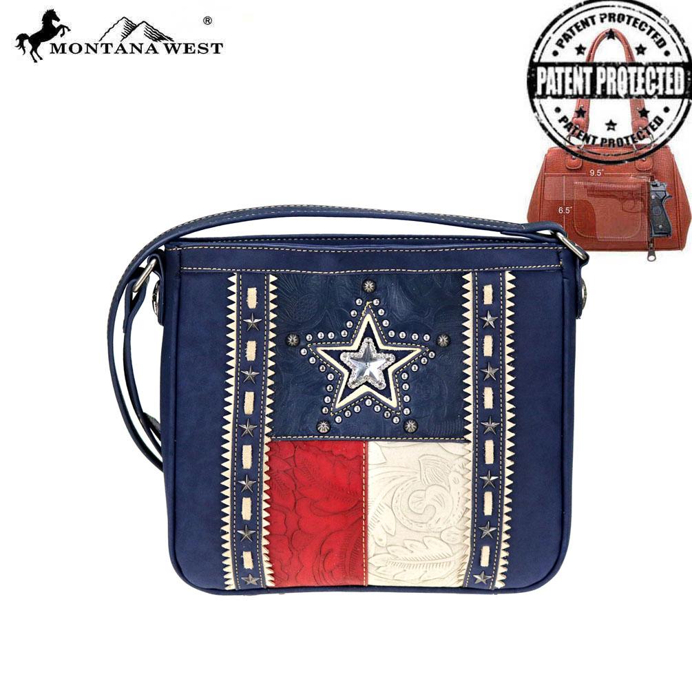 Montana West Texas Pride Collection Concealed Carry Crossbody