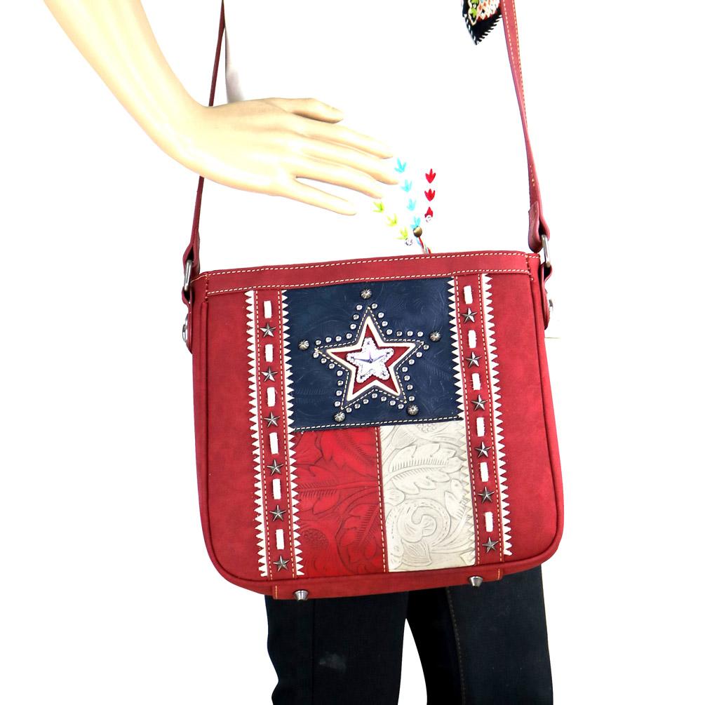 Montana West Texas Pride Collection Concealed Carry Crossbody