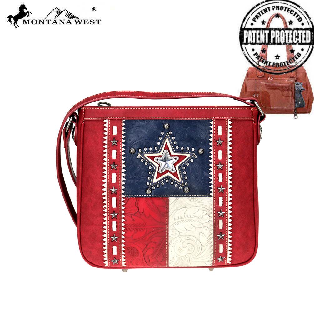 Montana West Texas Pride Collection Concealed Carry Crossbody