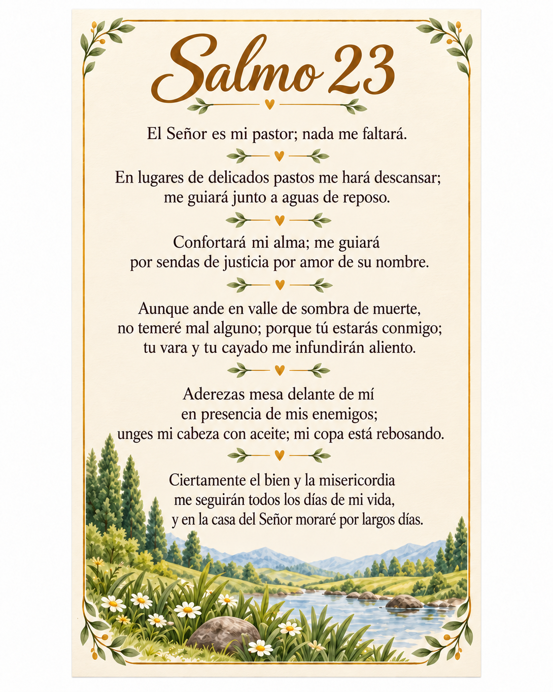Wood Laser Cut Psalm 23 Faith Keepsake Kit