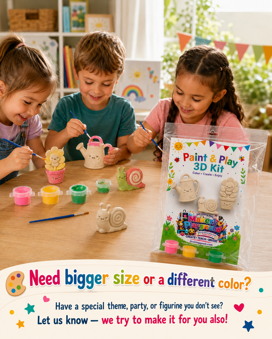 Paint & Play 3D Kit